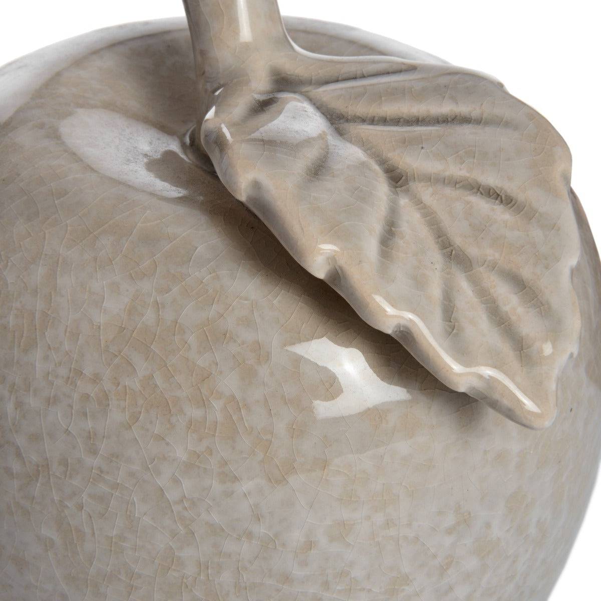 Antique Grey Small Ceramic Apple - Price Crash Furniture