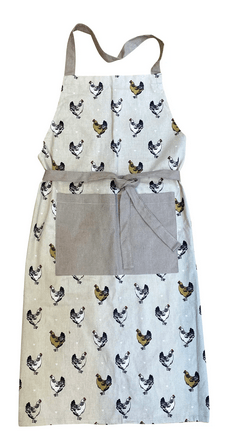 Apron With A Chicken Print Design - Price Crash Furniture