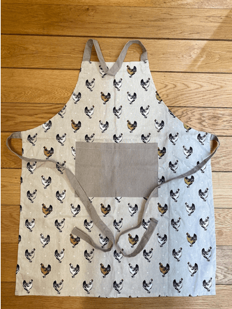 Apron With A Chicken Print Design - Price Crash Furniture