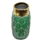 Art Deco Vase - Large - Green 30cm - Price Crash Furniture