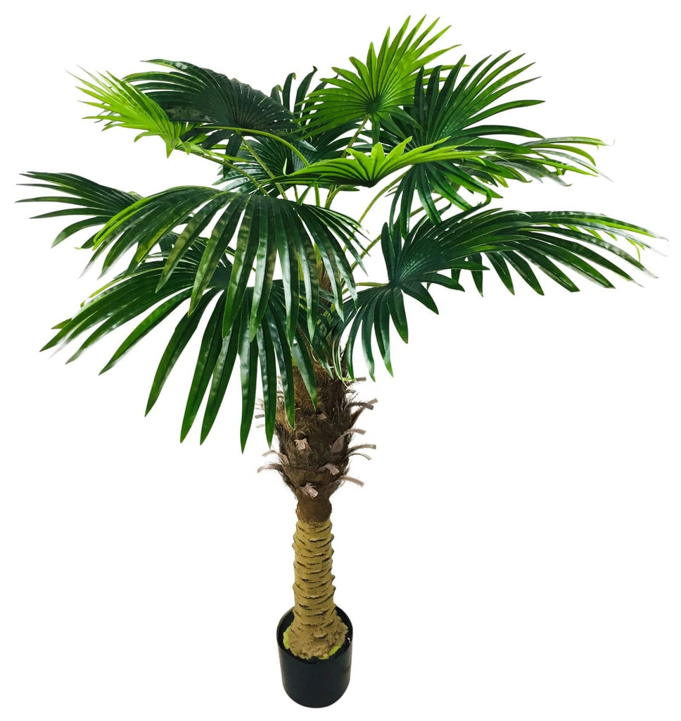 Artificial Fan Palm Tree 150cm Washingtonia Palm - Price Crash Furniture