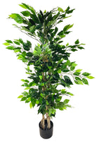 Artificial Ficus Tree 125cm with Natural Trunk - Price Crash Furniture