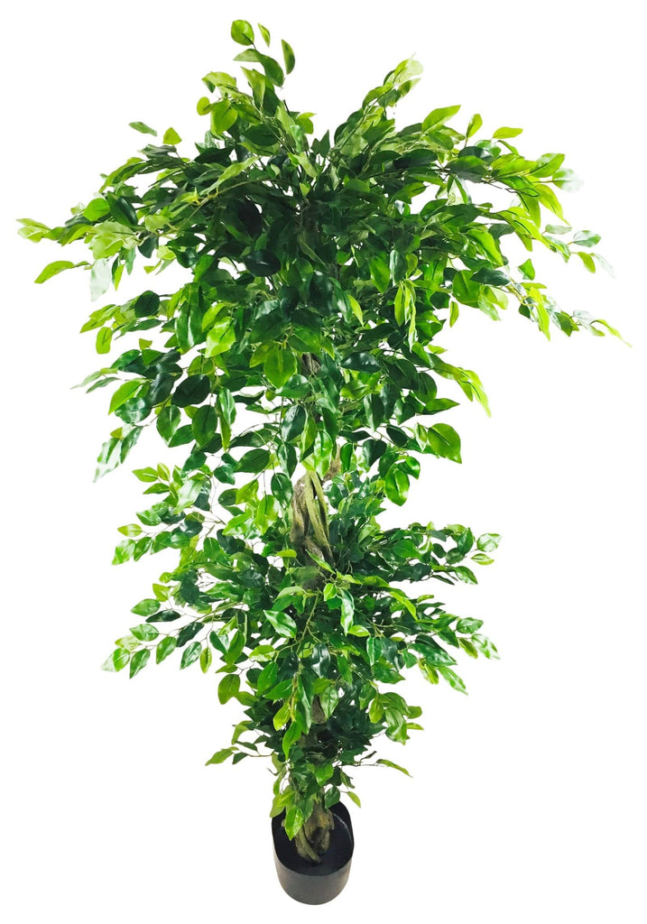 Artificial Ficus Tree 175cm Topiary Mini Leaves - Price Crash Furniture