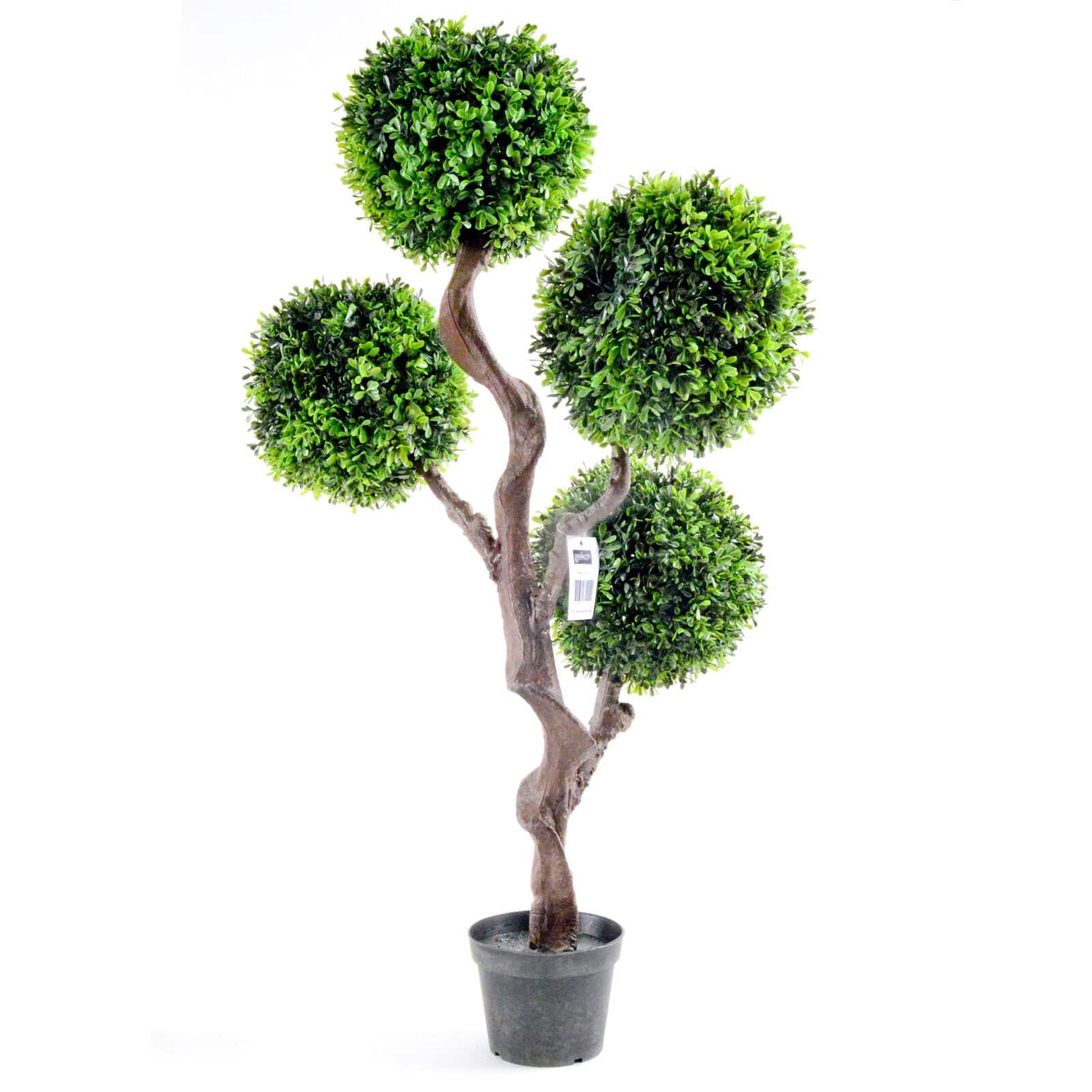 Artificial Large 90cm UV Resistant Boxwood Topiary Tree - Price Crash Furniture