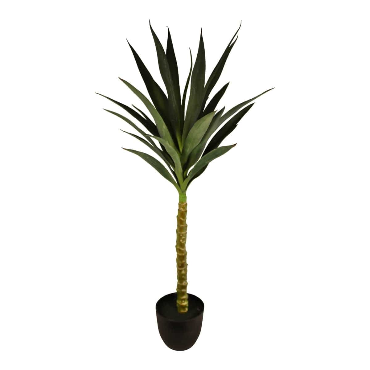 Artificial Single Trunk Yucca Tree, 100cm - Price Crash Furniture