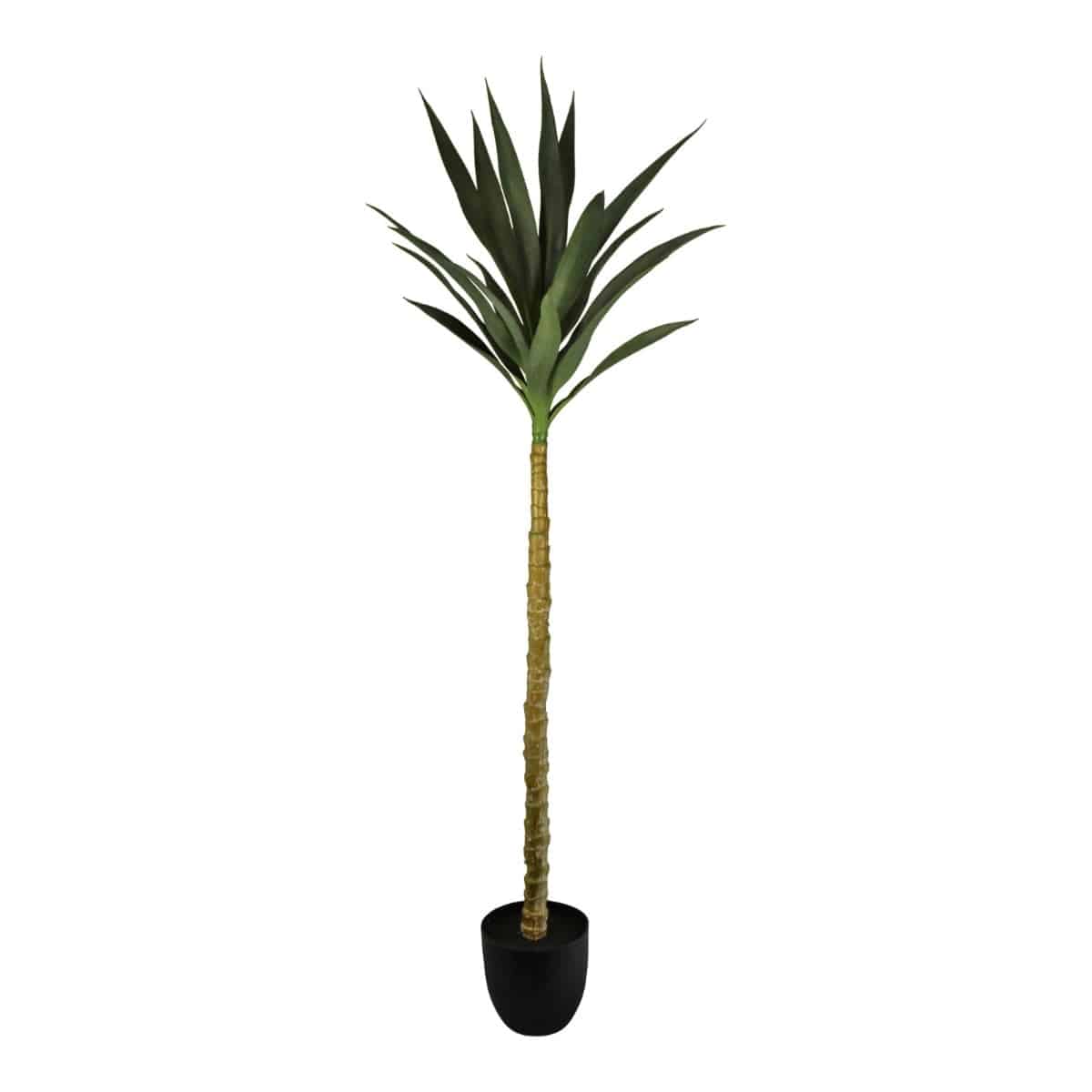 Artificial Single Trunk Yucca Tree, 130cm - Price Crash Furniture