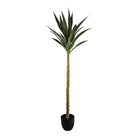 Artificial Single Trunk Yucca Tree, 130cm - Price Crash Furniture