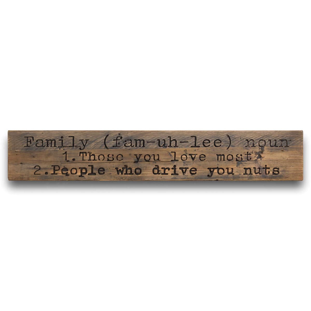 Beware Of The Kids Rustic Wooden Message Plaque - Price Crash Furniture