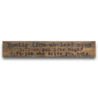 Beware Of The Kids Rustic Wooden Message Plaque - Price Crash Furniture