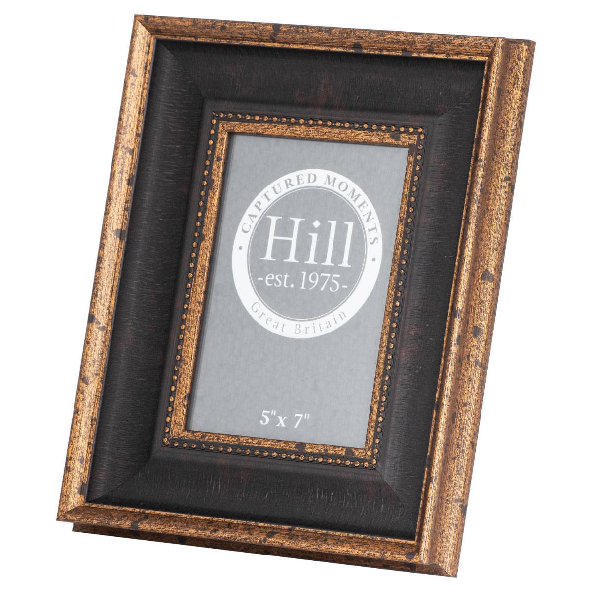 Black And Antique Gold Beaded 5X7 Photo Frame - Price Crash Furniture