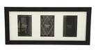 Black And Gold Triple Photo Frame 4x6" - Price Crash Furniture