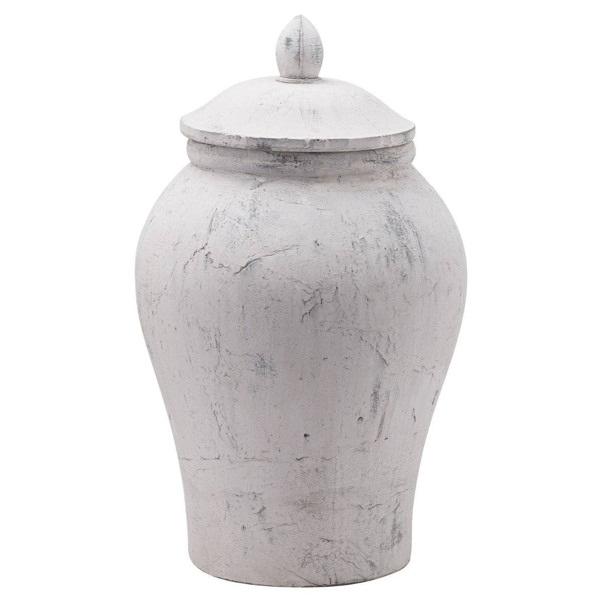 Bloomville Large Stone Ginger Jar - Price Crash Furniture