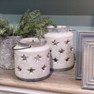 Bloomville Large Stone Star Lantern - Price Crash Furniture