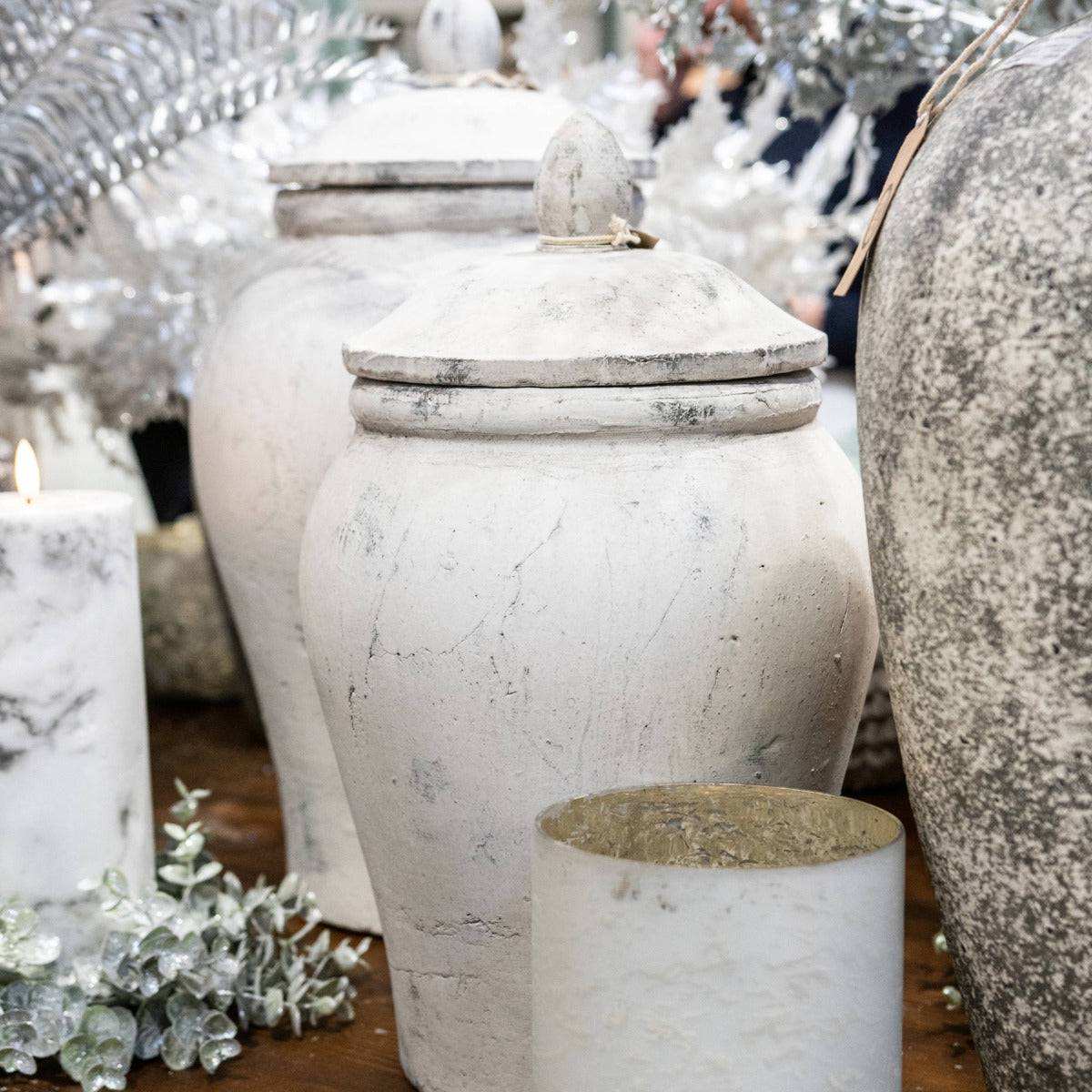 Bloomville Stone Ginger Jar - Price Crash Furniture