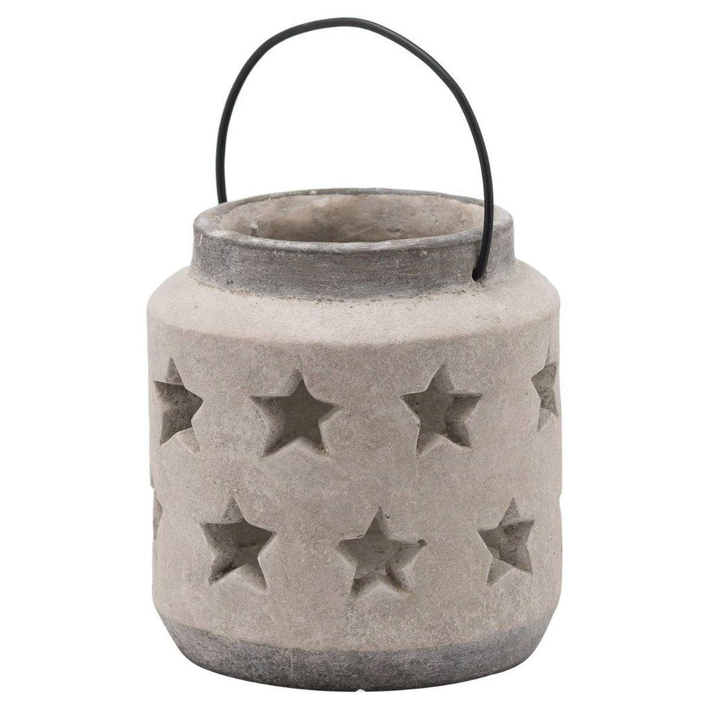 Bloomville Stone Star Lantern - Price Crash Furniture