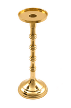 Brass Metal Dinner Candlestick 30cm - Price Crash Furniture