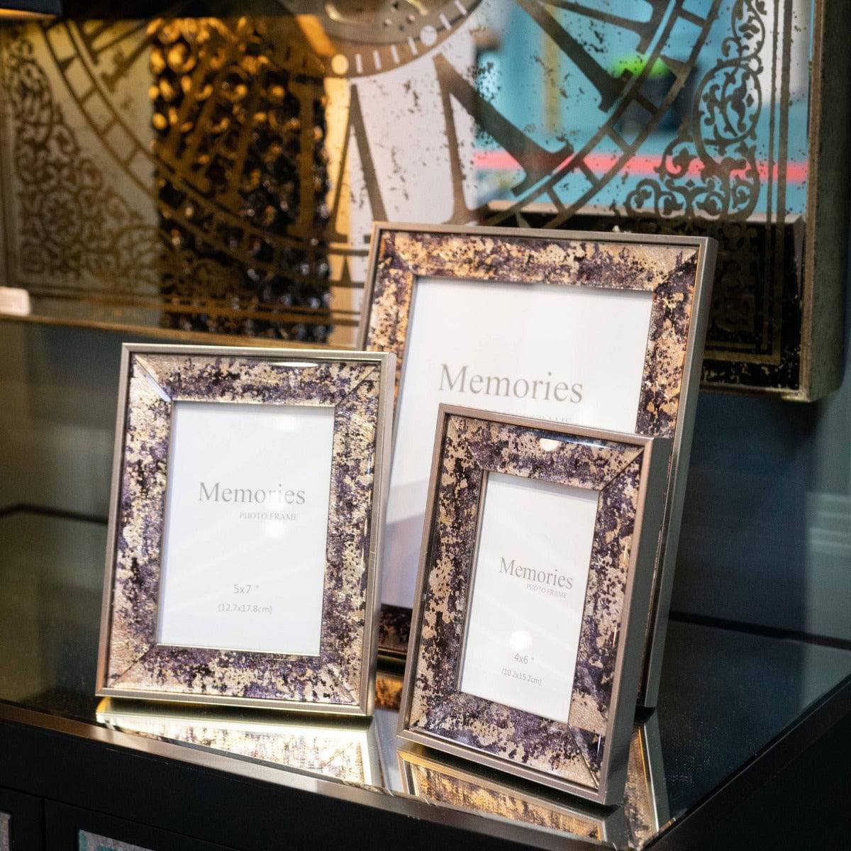 Bronze Foil Metallic 4X6 Frame - Price Crash Furniture