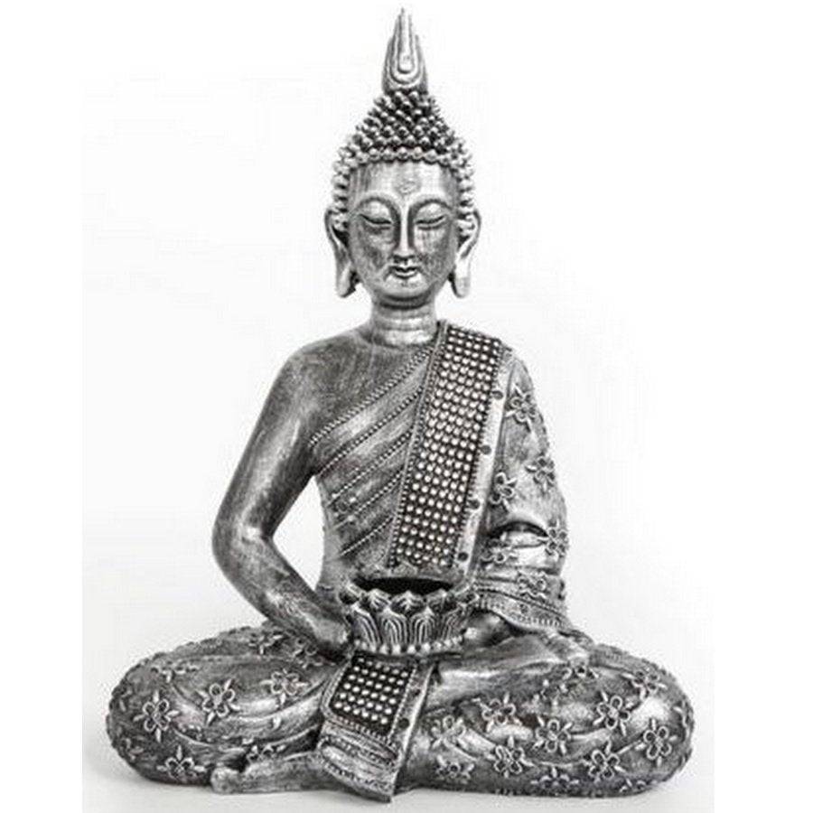 Buddha Tea light Holder With Jewel - Price Crash Furniture