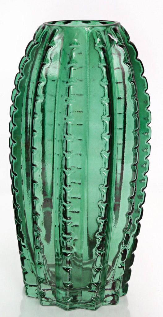 Cactus Green Vase 25cm - Price Crash Furniture
