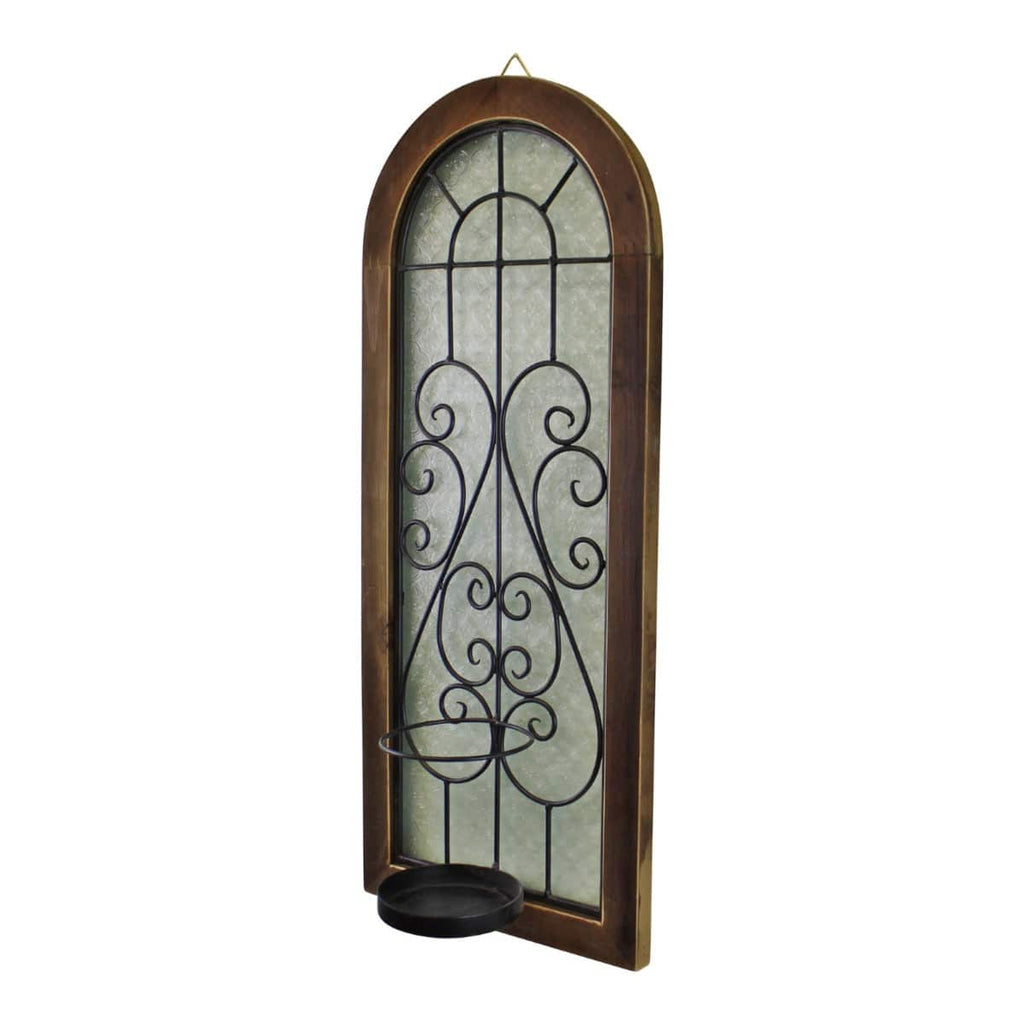 Candle Wall Sconce, Arched Design - Price Crash Furniture