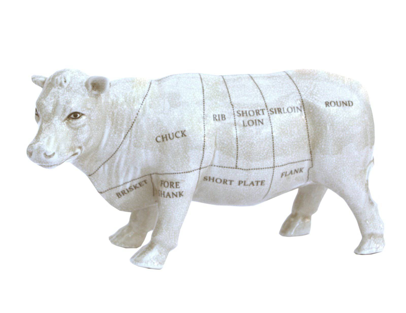 Ceramic Cow Ornament, 29cm - Price Crash Furniture