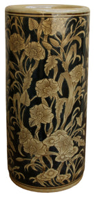 Ceramic Embossed Umbrella Stand, Regal Design - Price Crash Furniture