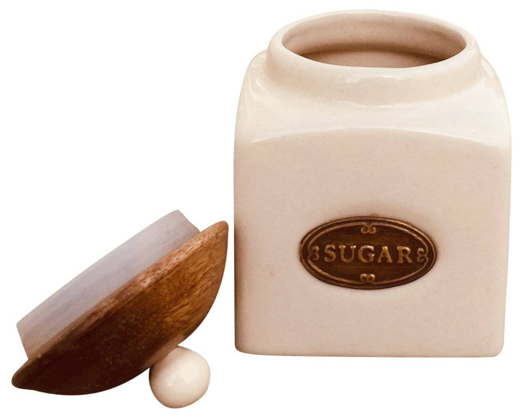 Ceramic Tea Coffee Sugar Jars - Price Crash Furniture