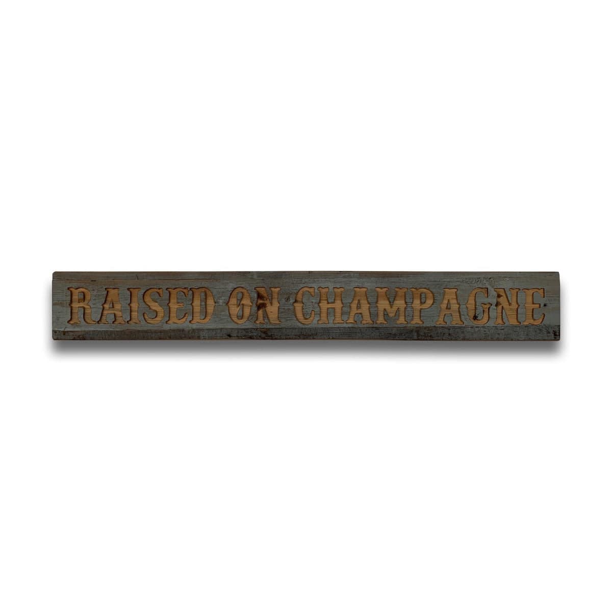 Champagne Grey Wash Wooden Message Plaque - Price Crash Furniture