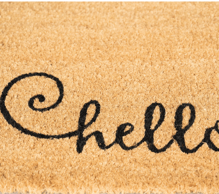 Coir Doormat Hello 40x60cm - Price Crash Furniture