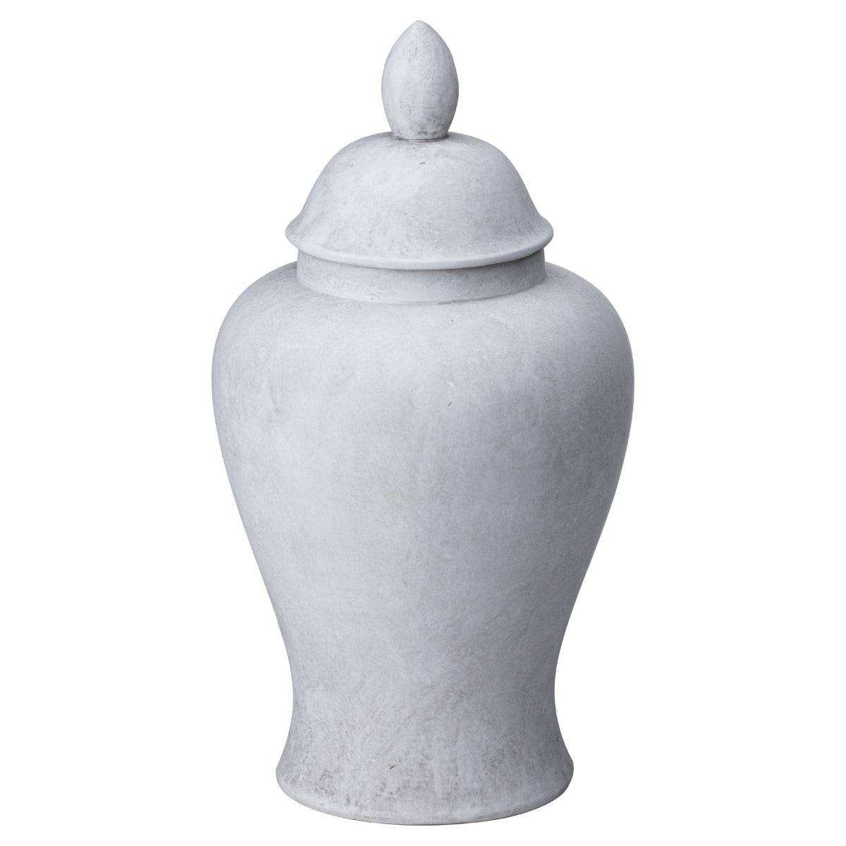 Darcy Large Stone Ginger Jar - Price Crash Furniture
