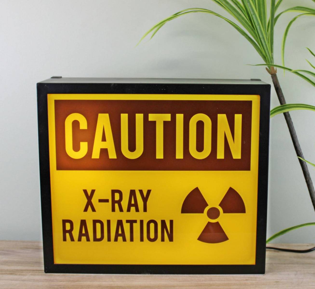 Decorative Lightbox, Caution X-Ray Radiation - Price Crash Furniture