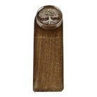 Decorative Wooden Doorstop, Tree Of Life Silver Design - Price Crash Furniture