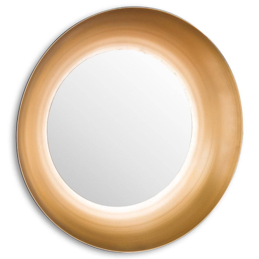 Devant Large Gold Rimmed Mirror - Price Crash Furniture