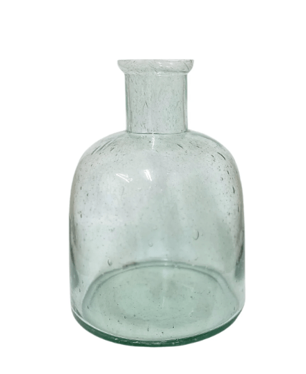 Domed Green Bubble Vase 20cm - Price Crash Furniture