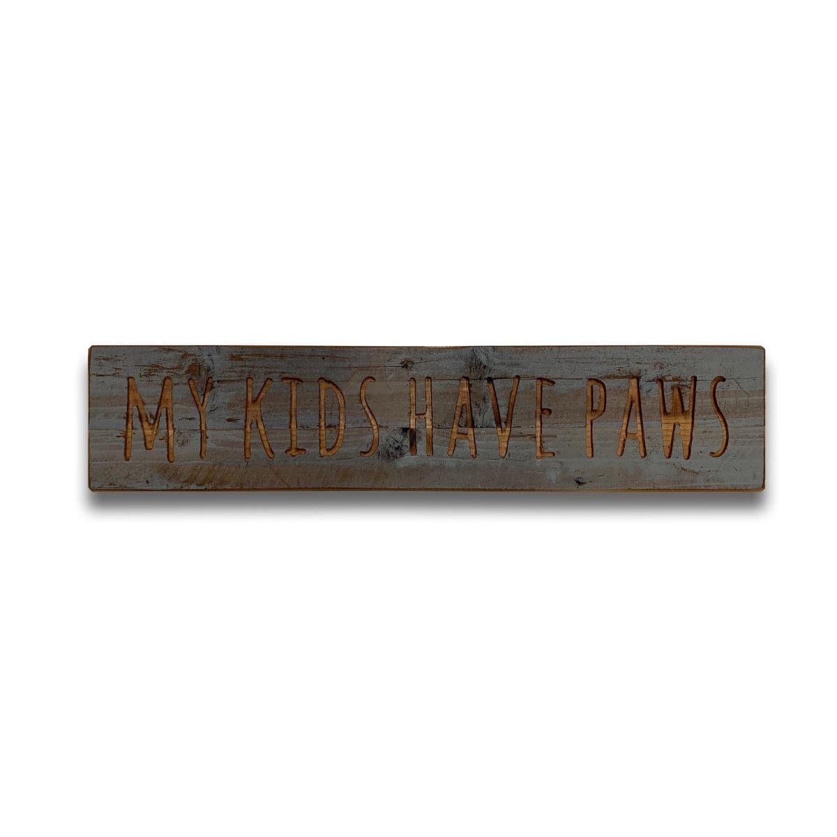 Enough Grey Wash Wooden Message Plaque - Price Crash Furniture