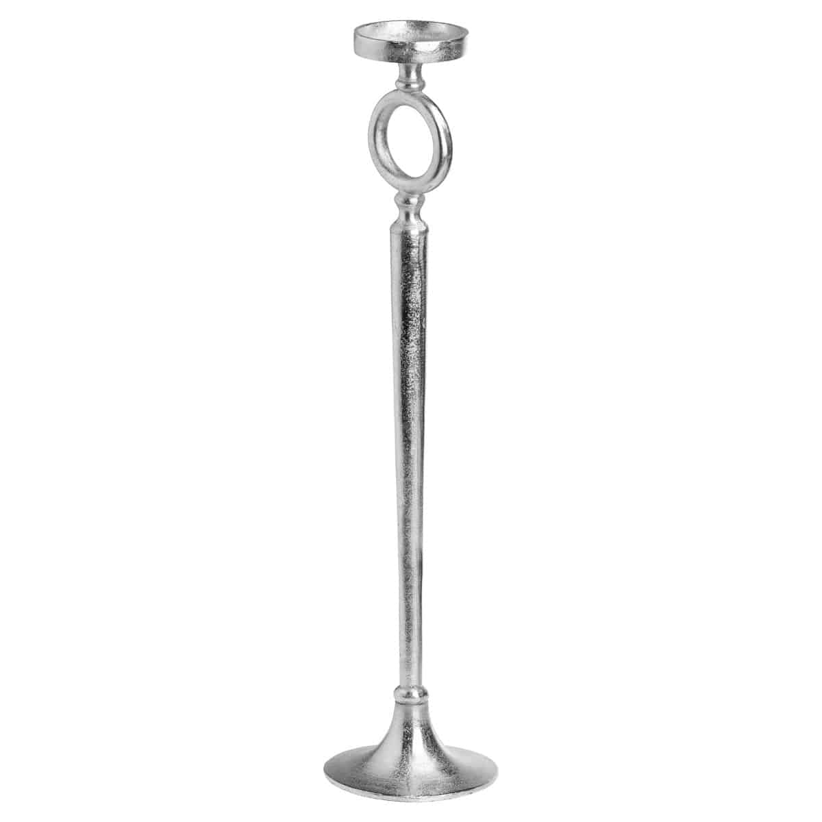 Farrah Collection Silver Large Decor Candle Stand - Price Crash Furniture