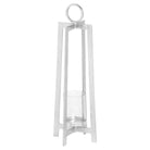 Farrah Collection Silver Large Lantern - Price Crash Furniture