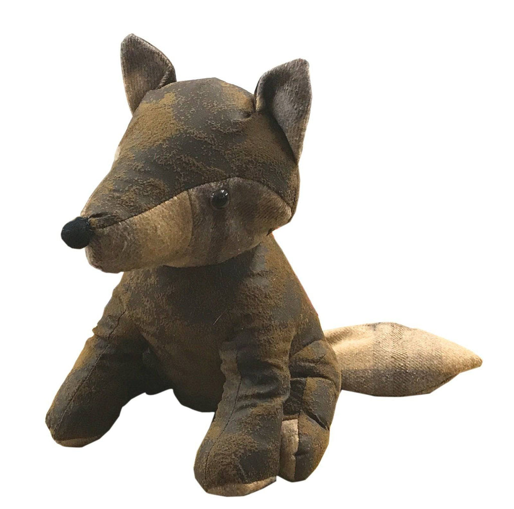 Faux Leather Fox Doorstop - Price Crash Furniture