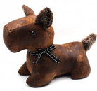 Faux Leather Scottie Dog Doorstop - Price Crash Furniture