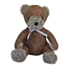 Faux Leather Teddy Bear Doorstop - Price Crash Furniture