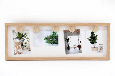 Five Heart Peg Photo Frame 62cm - Price Crash Furniture