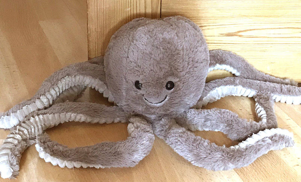 Fluffy Octopus Doorstop - Brown - Price Crash Furniture