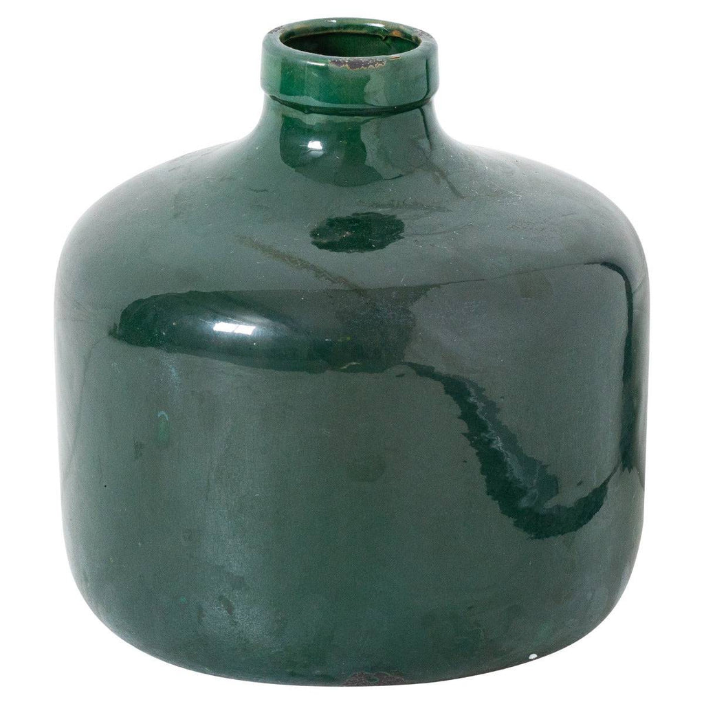 Garda Emerald Glazed Chive Vase - Price Crash Furniture