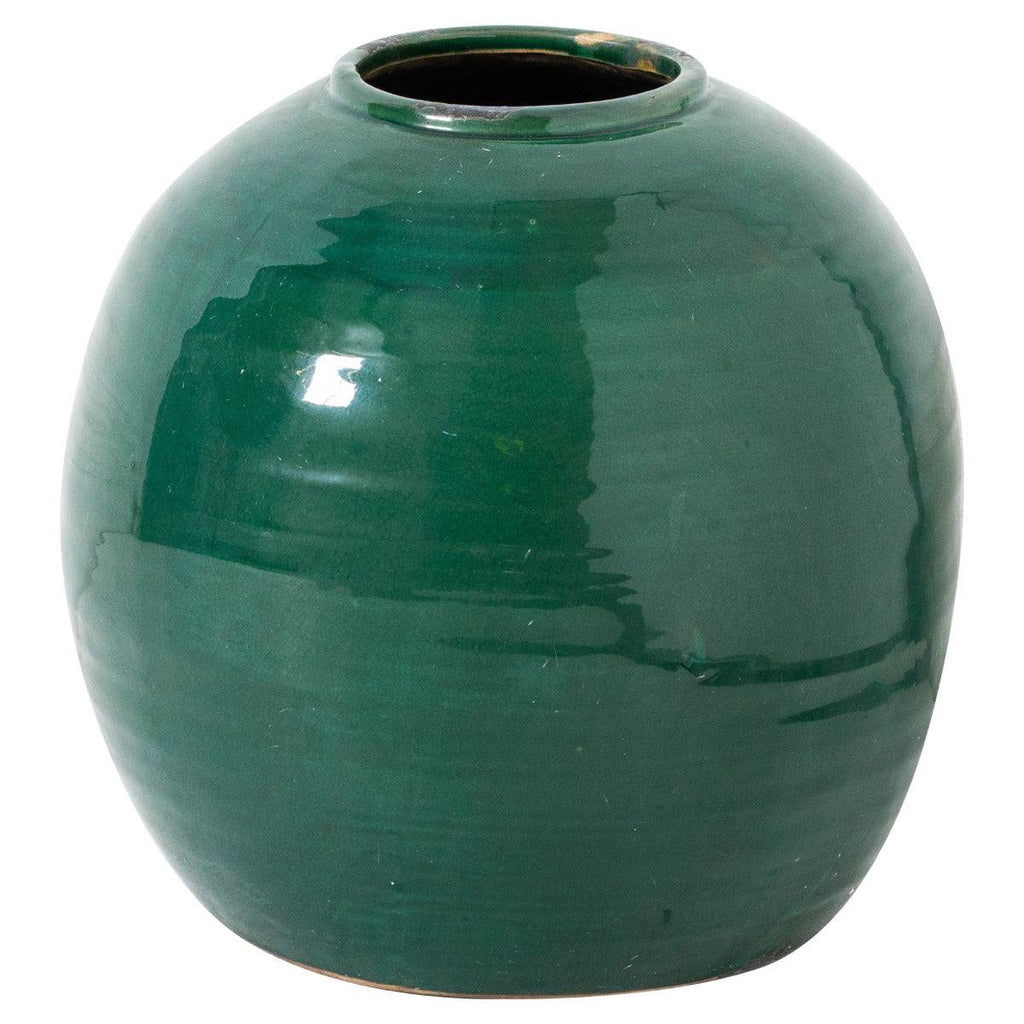 Garda Emerald Glazed Tiber Vase - Price Crash Furniture