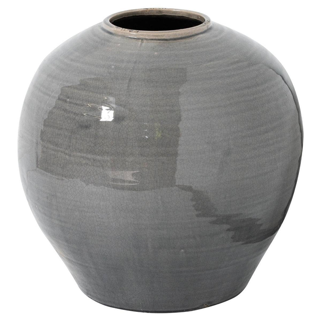Garda Grey Glazed Regola Vase - Price Crash Furniture