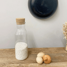 Glass Canister With Cork Stopper 26cm - Price Crash Furniture