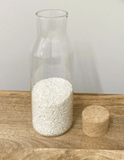 Glass Canister With Cork Stopper 26cm - Price Crash Furniture