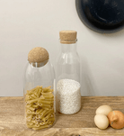 Glass Canister With Cork Stopper 26cm - Price Crash Furniture