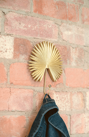 Gold Fan Wall Hook 19cm - Price Crash Furniture