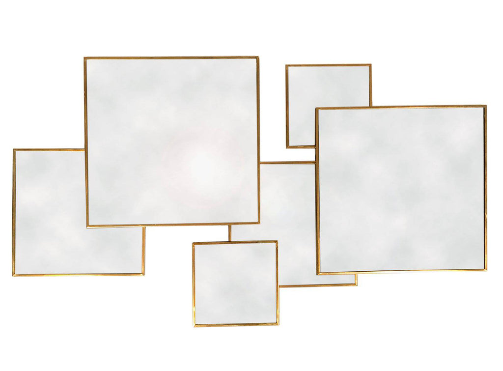 Gold Framed Multi Mirror - Square - Price Crash Furniture